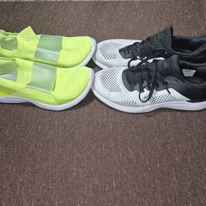 APL Kids' Neon Yellow and Black Sneakers